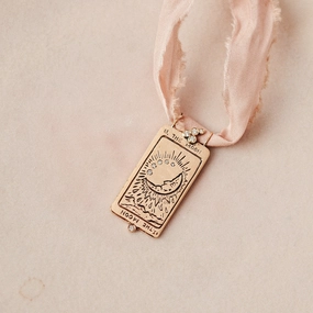 Supreme The Moon Tarot Card Necklace - READY-TO-SHIP