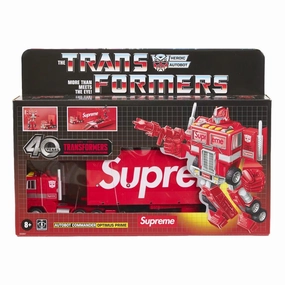 Supreme Transformers G1 Optimus Prime Figure Red