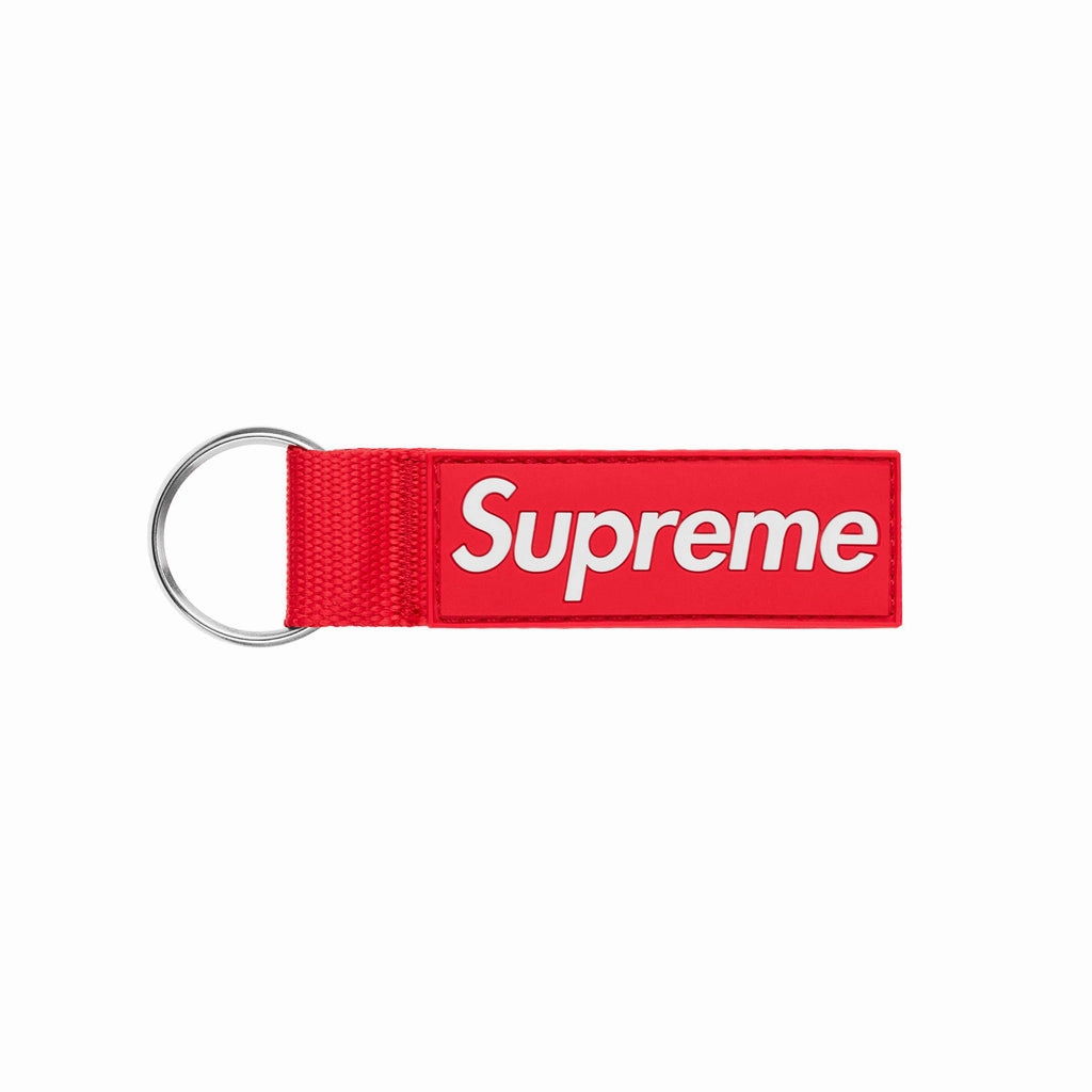 Supreme Webbing Keychain – Red