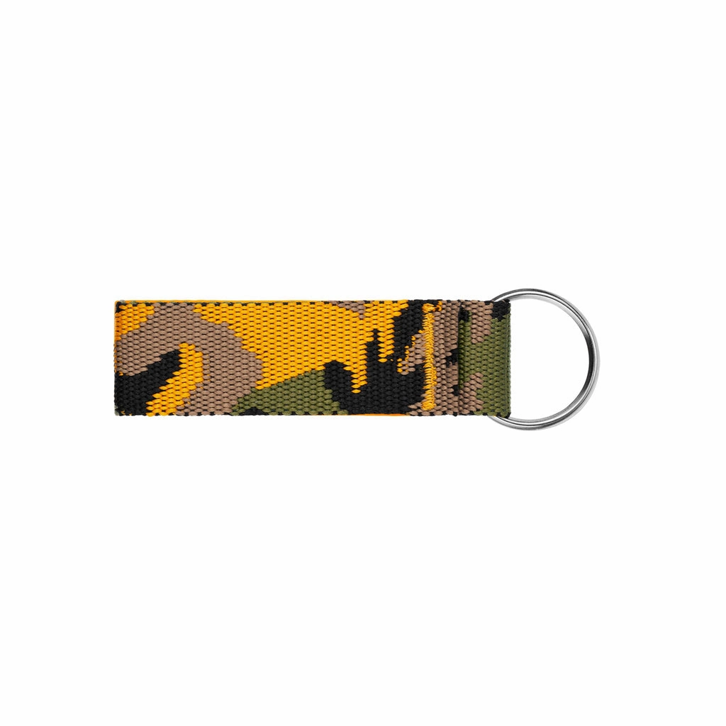 Supreme Webbing Keychain – Yellow Camo