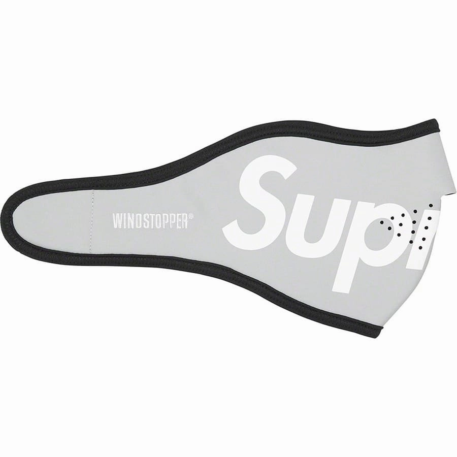 Supreme WINDSTOPPER Facemask Light Grey