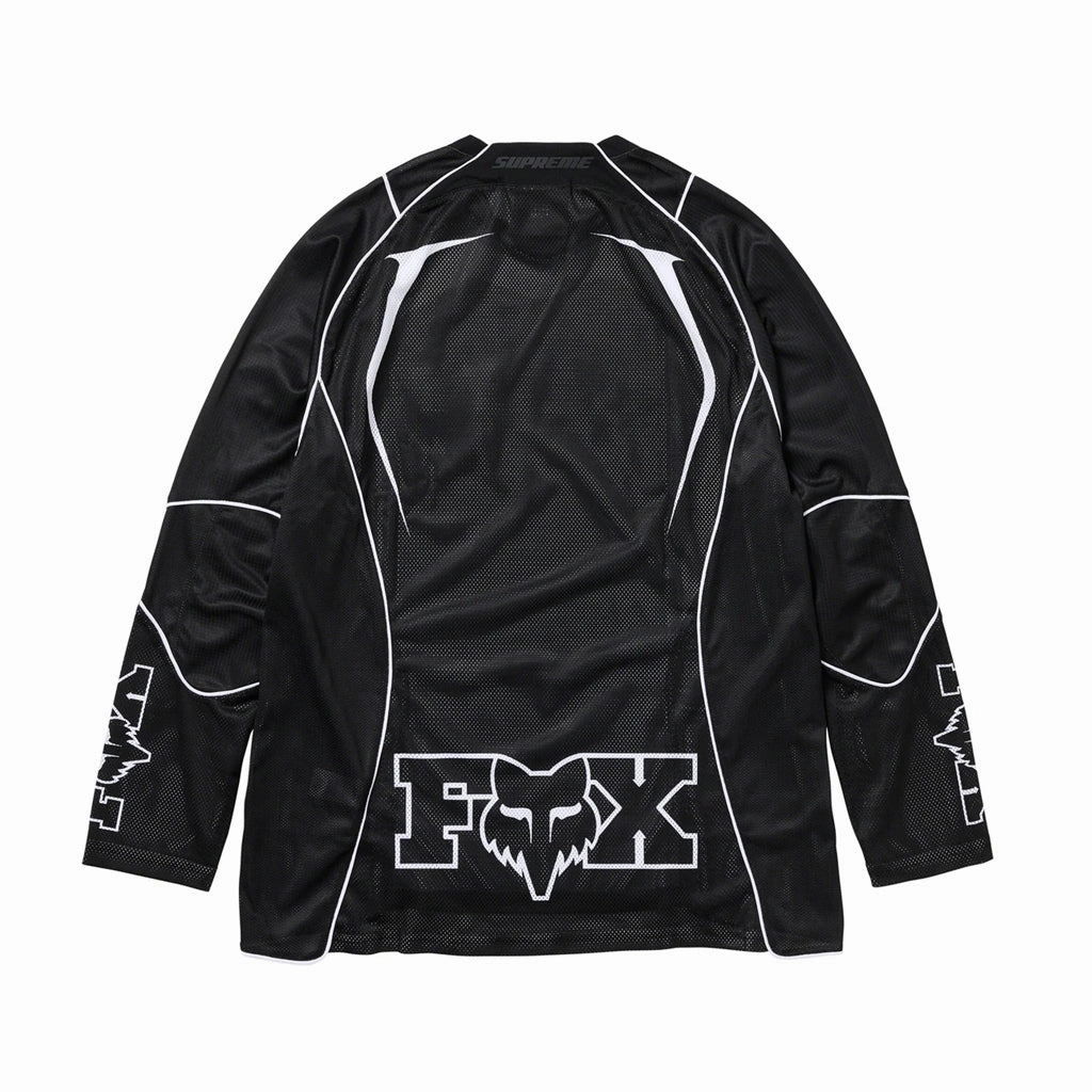 Supreme x Fox Racing Moto Jersey – Black