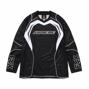 Supreme x Fox Racing Moto Jersey – Black