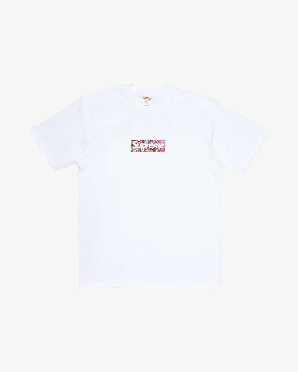 SUPREME X TAKASHI MURAKAMI COVID-19 RELIEF BOX LOGO TEE WHITE