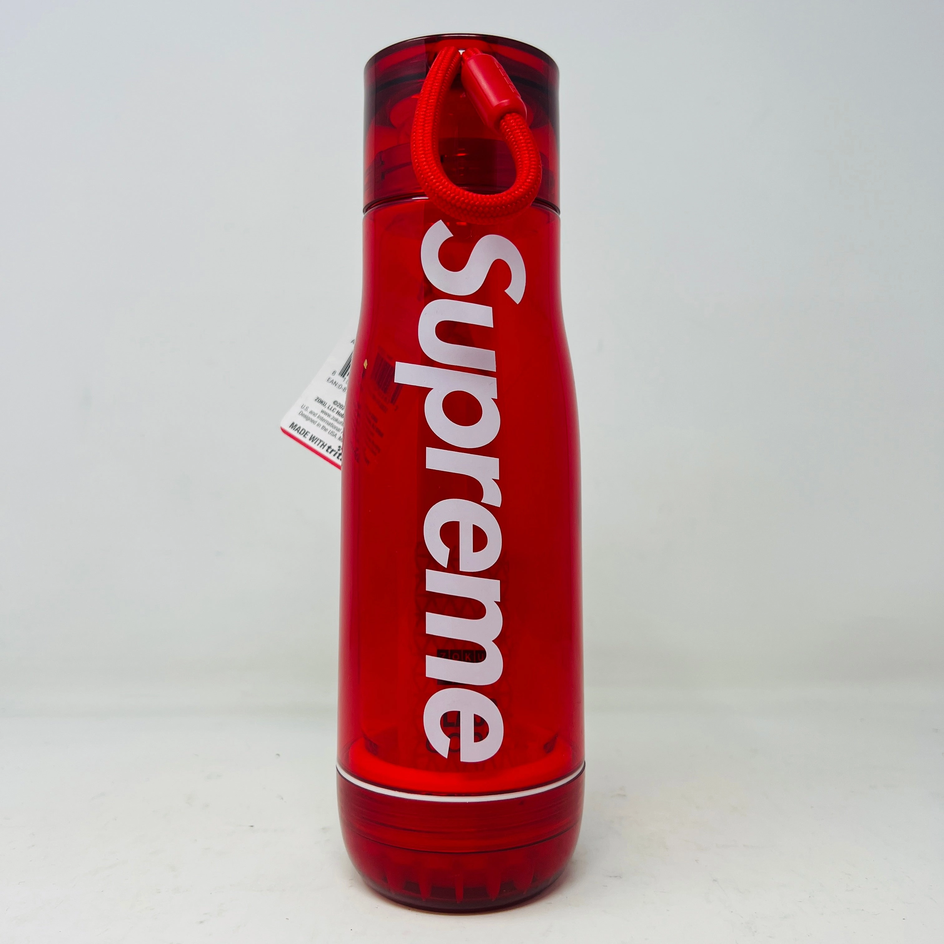 Supreme Zoku Glass Core 16 oz. Bottle Red