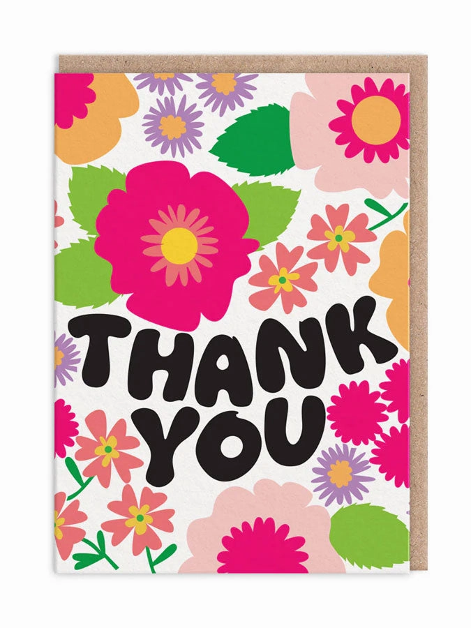Thank You Bold Flowers