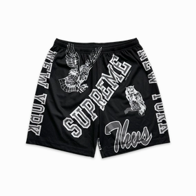 Varsity Mesh Shorts Black