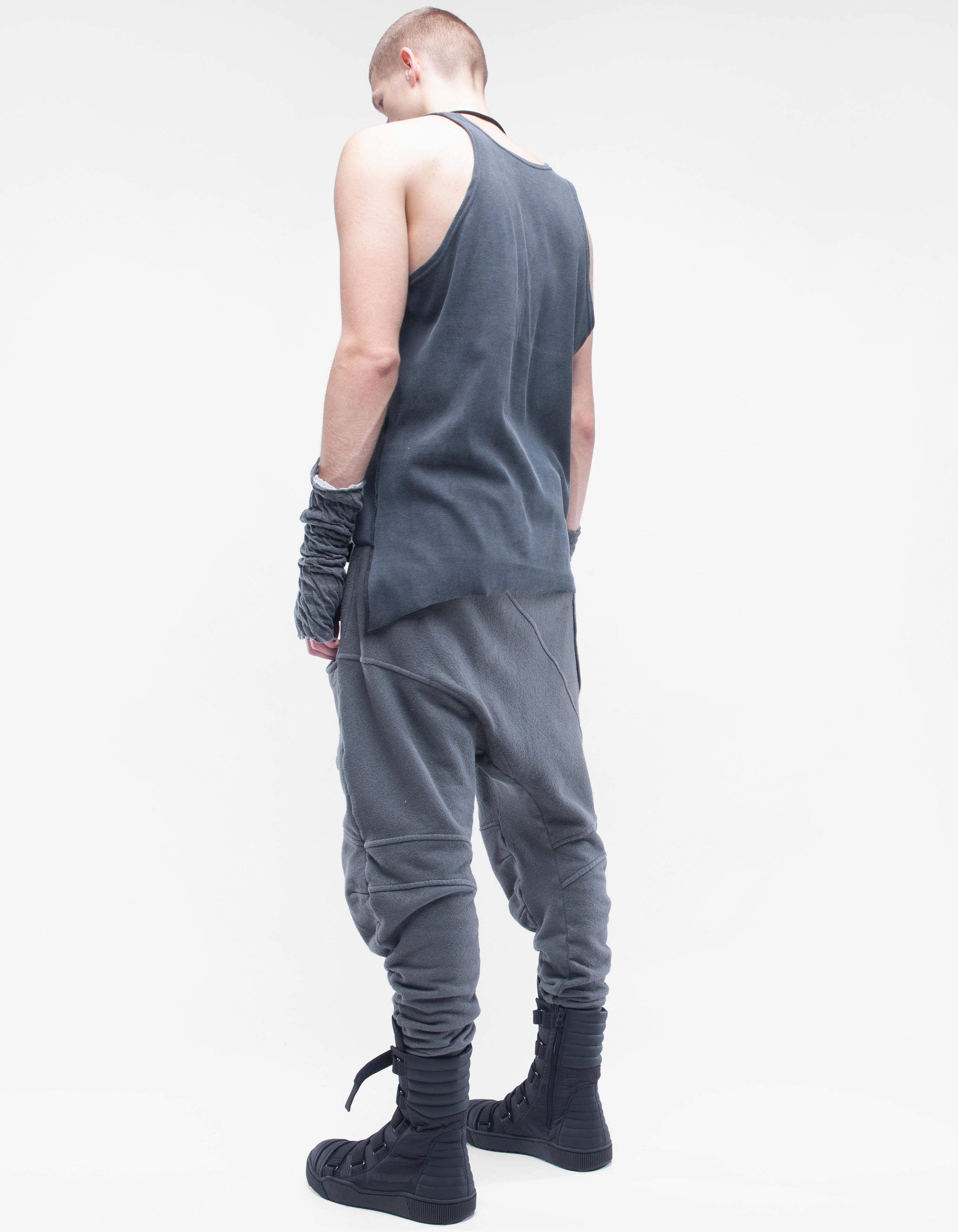 VEST RIB GREY