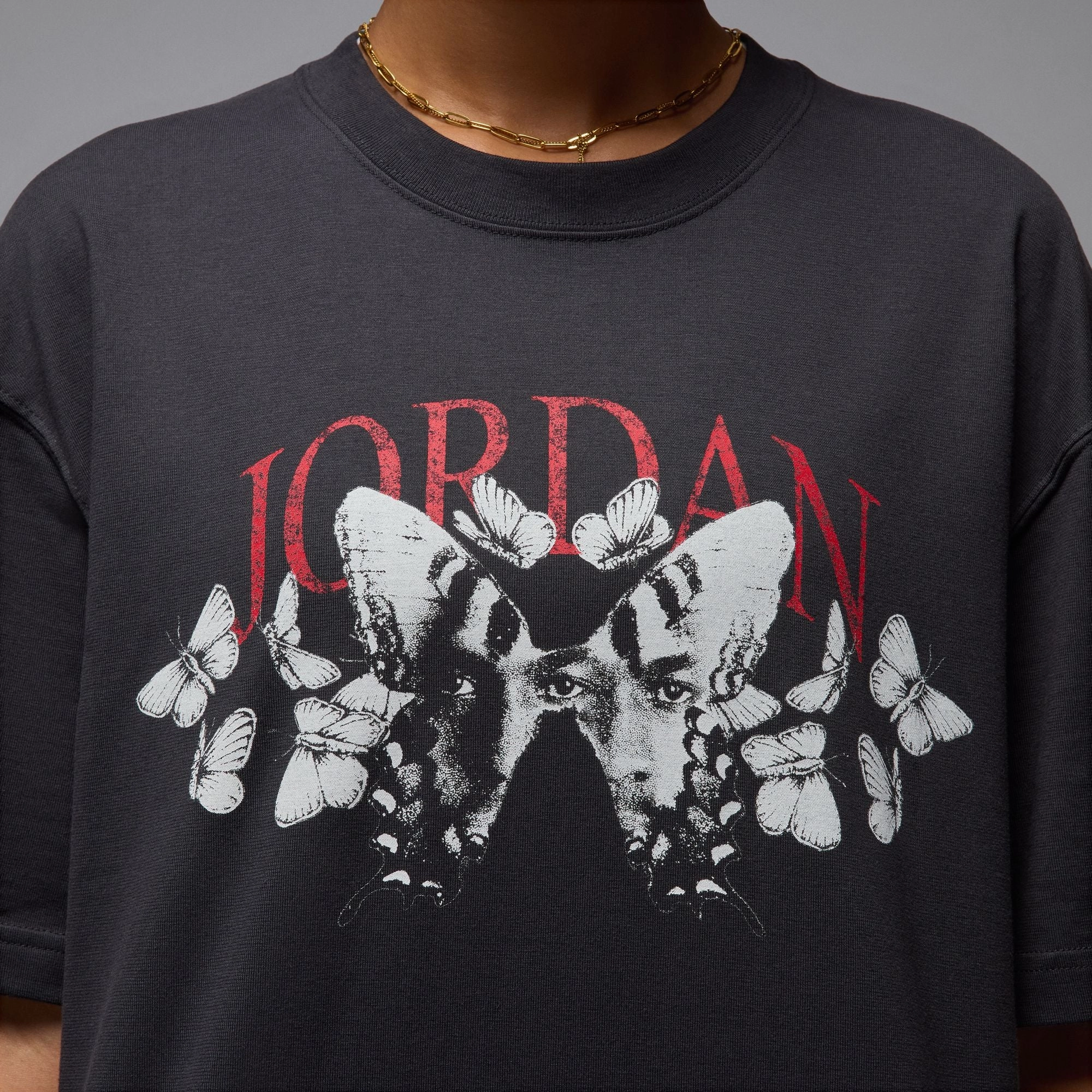 W JORDAN OVERSIZED GRAPHIC SHIRT OFF NOIR