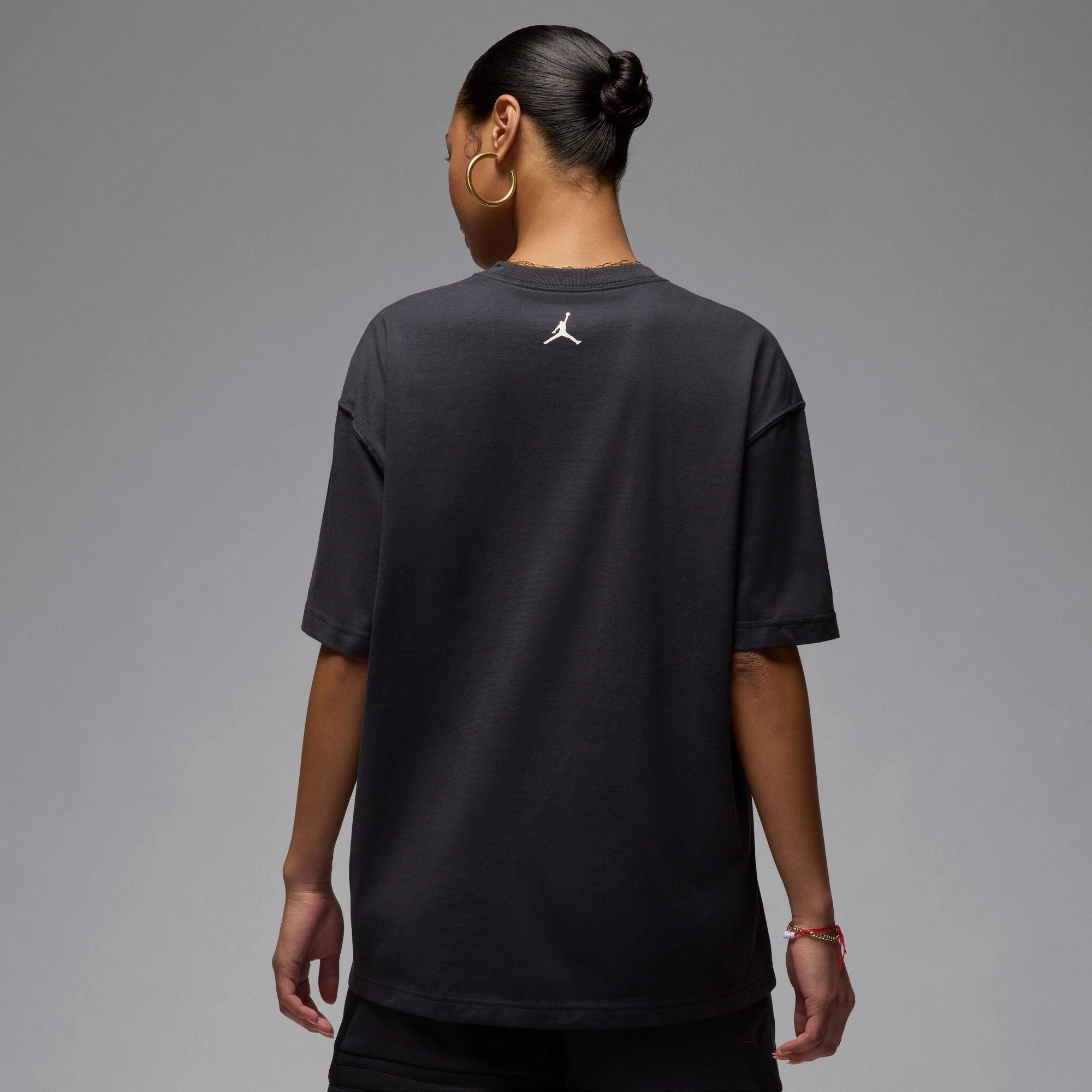 W JORDAN OVERSIZED GRAPHIC SHIRT OFF NOIR
