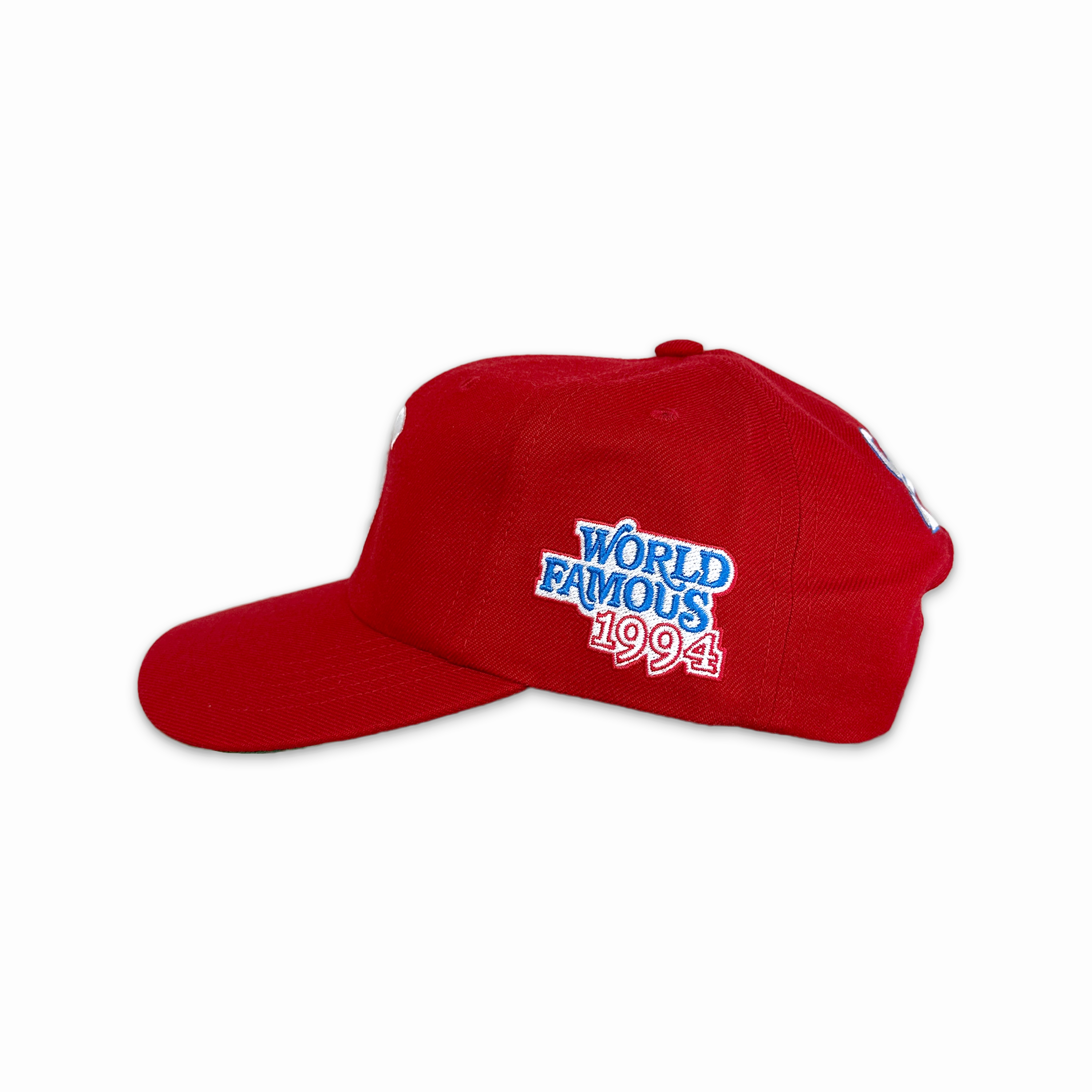 World Famous S Logo 6-Panel Red