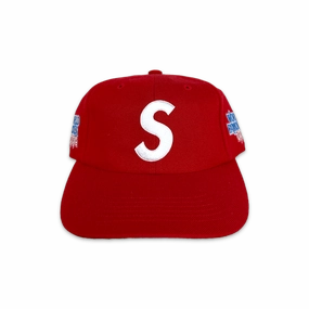 World Famous S Logo 6-Panel Red