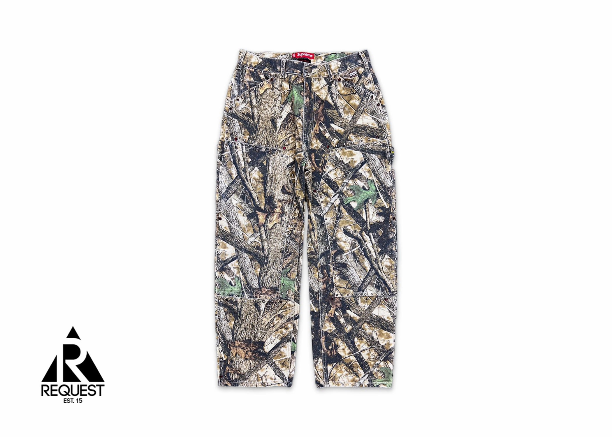 x B.B. Simon Studded Double Knee Painter Pant Camo